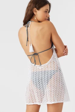 MONA MINI CROCHET LACE COVER-UP DRESS