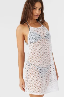 MONA MINI CROCHET LACE COVER-UP DRESS