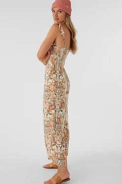 MONYCA SOFIA FLORAL FLUTTER TANK JUMPSUIT