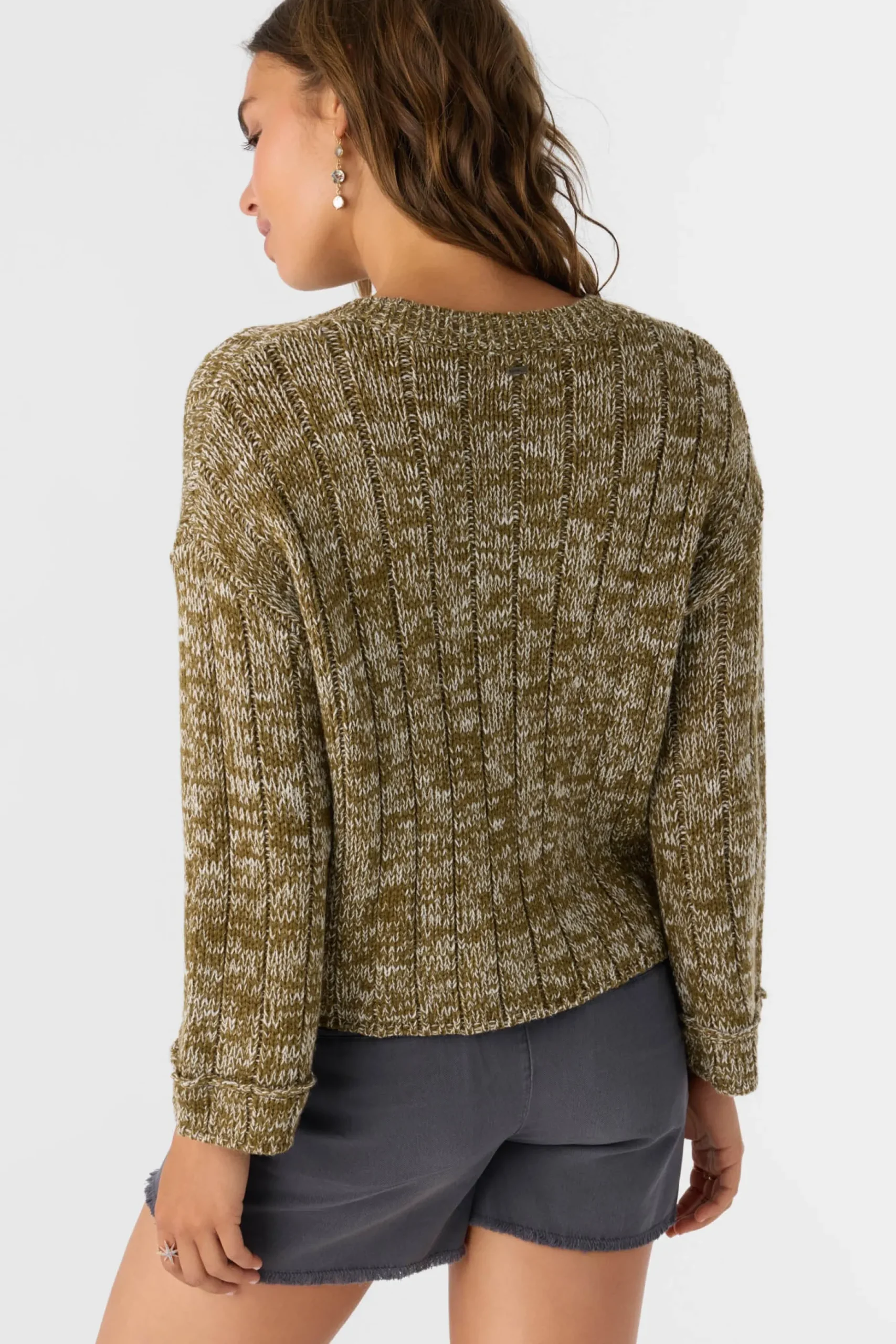 OCEANFRONT HENLEY LONG SLEEVE SWEATER