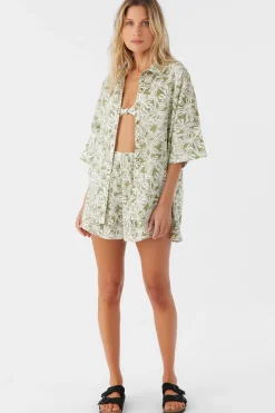 OLIVIA HALFMOON OVERSIZED COVER-UP SHIRT