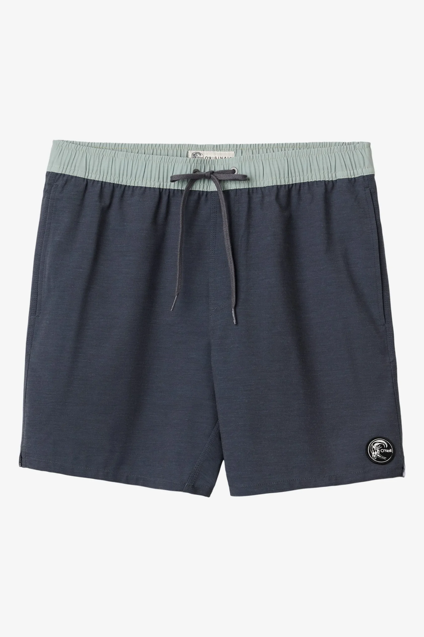 O'RIGINALS SOLID ELASTIC WAIST 16" SWIM TRUNKS