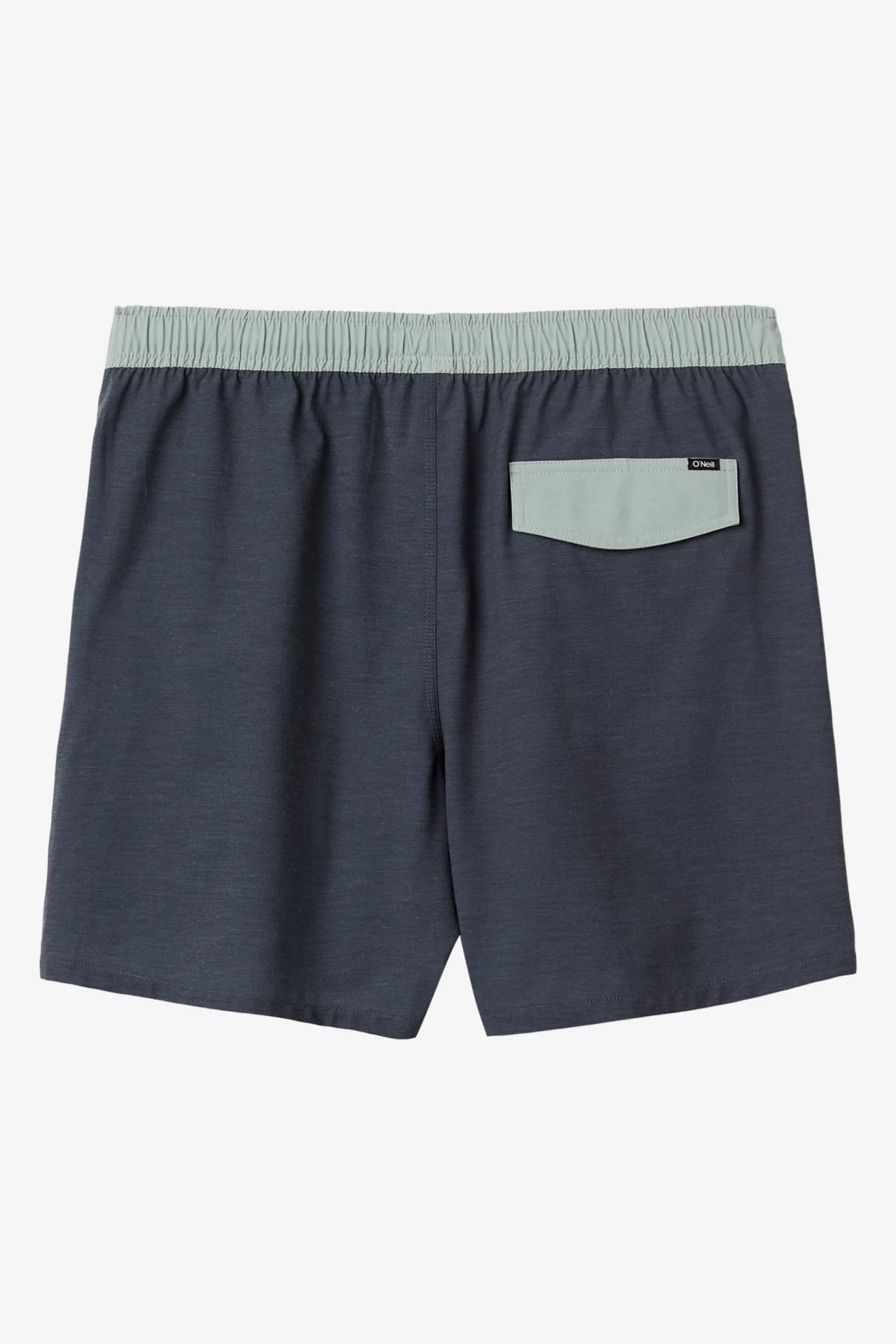 O'RIGINALS SOLID ELASTIC WAIST 16" SWIM TRUNKS