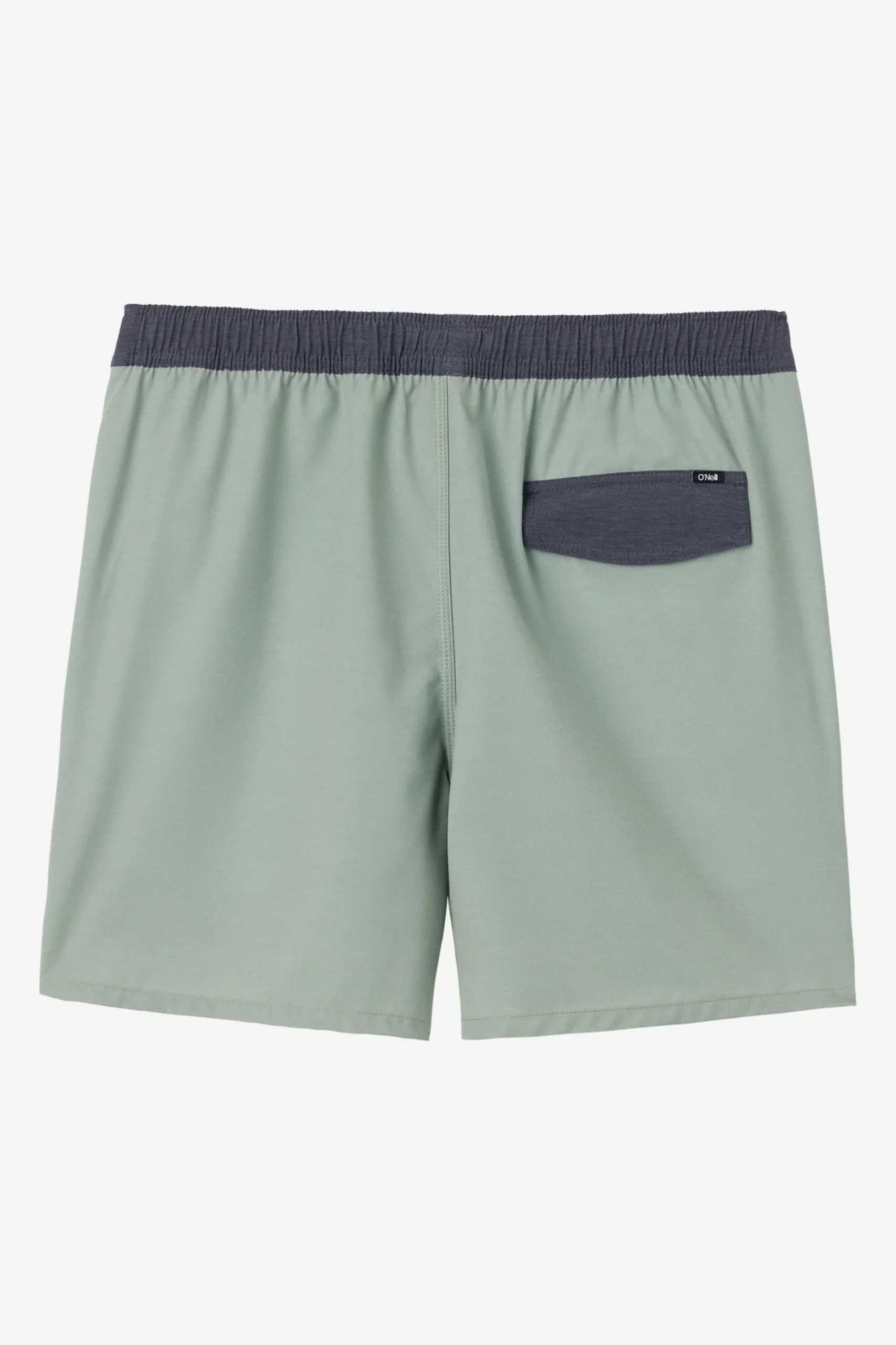 O'RIGINALS SOLID ELASTIC WAIST 16" SWIM TRUNKS