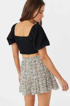 POLLY TEXTURED KNIT CROP TOP
