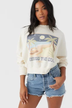 ROAM SLOW MOMENT CROP FLEECE