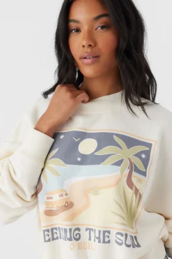 ROAM SLOW MOMENT CROP FLEECE