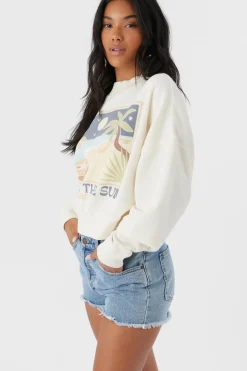 ROAM SLOW MOMENT CROP FLEECE
