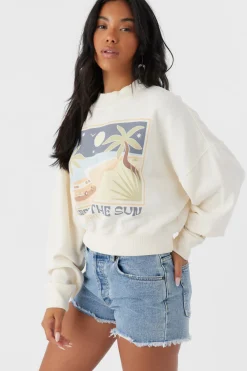 ROAM SLOW MOMENT CROP FLEECE