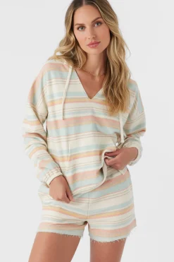 ROSARITO HOODED LOUNGE PULLOVER