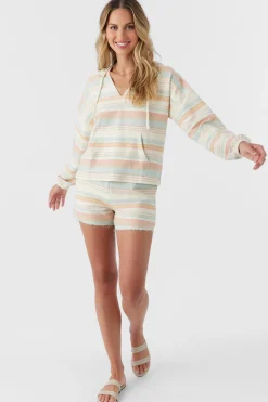 ROSARITO HOODED LOUNGE PULLOVER
