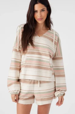 ROSARITO HOODED LOUNGE PULLOVER