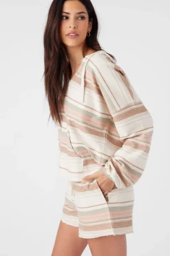 ROSARITO HOODED LOUNGE PULLOVER