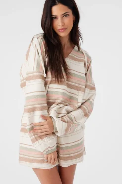 ROSARITO HOODED LOUNGE PULLOVER