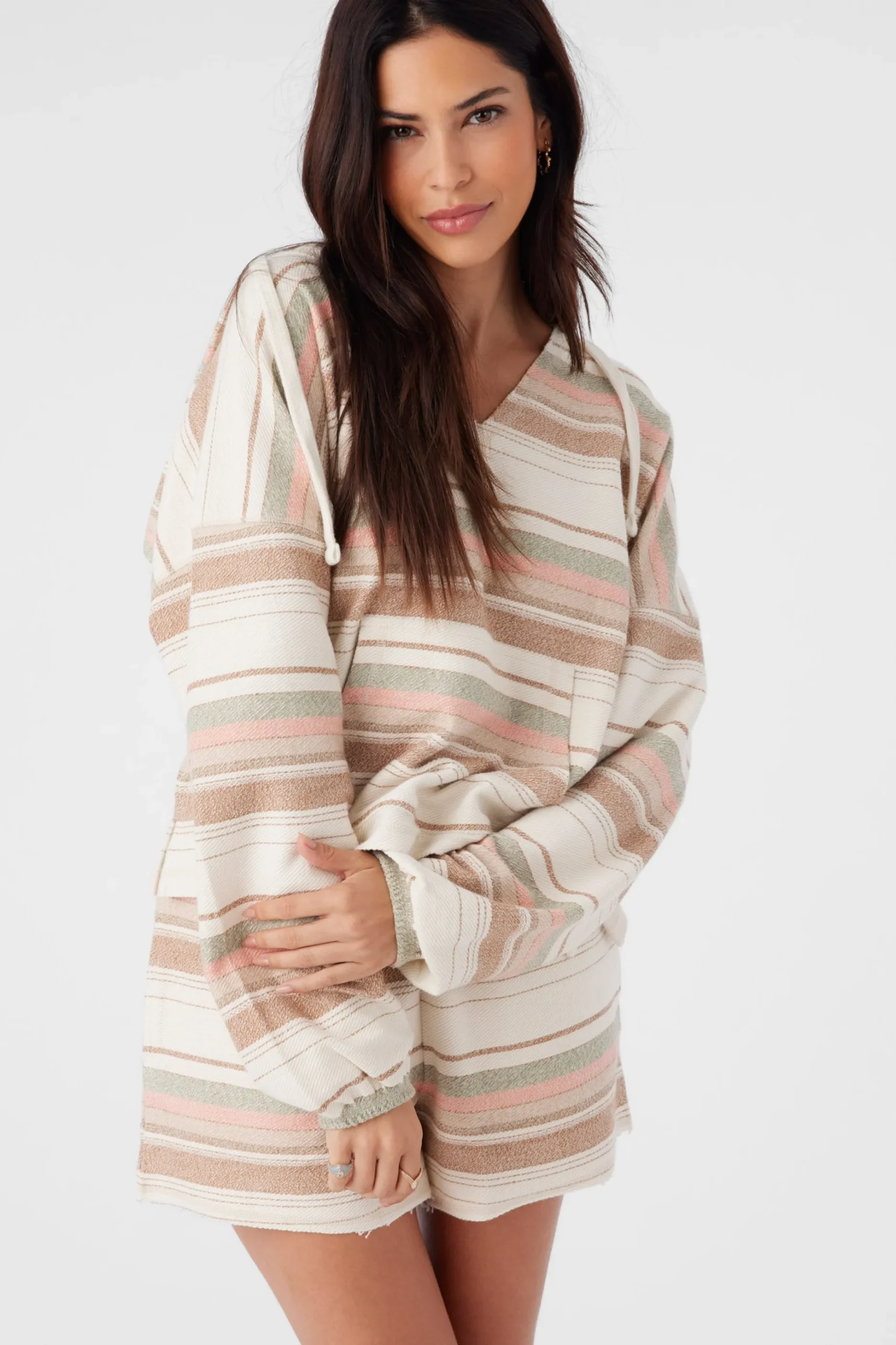 ROSARITO HOODED LOUNGE PULLOVER
