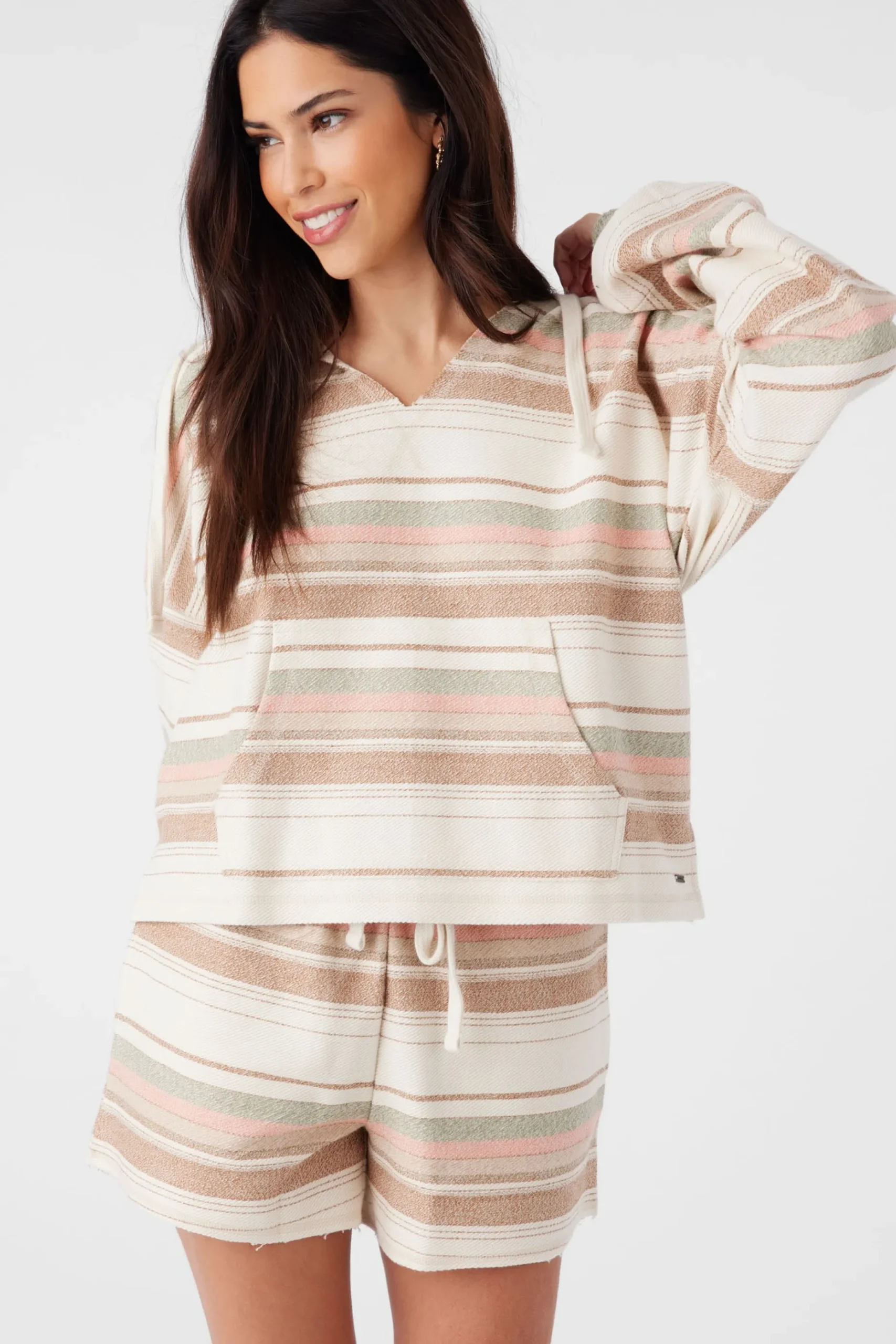 ROSARITO HOODED LOUNGE PULLOVER