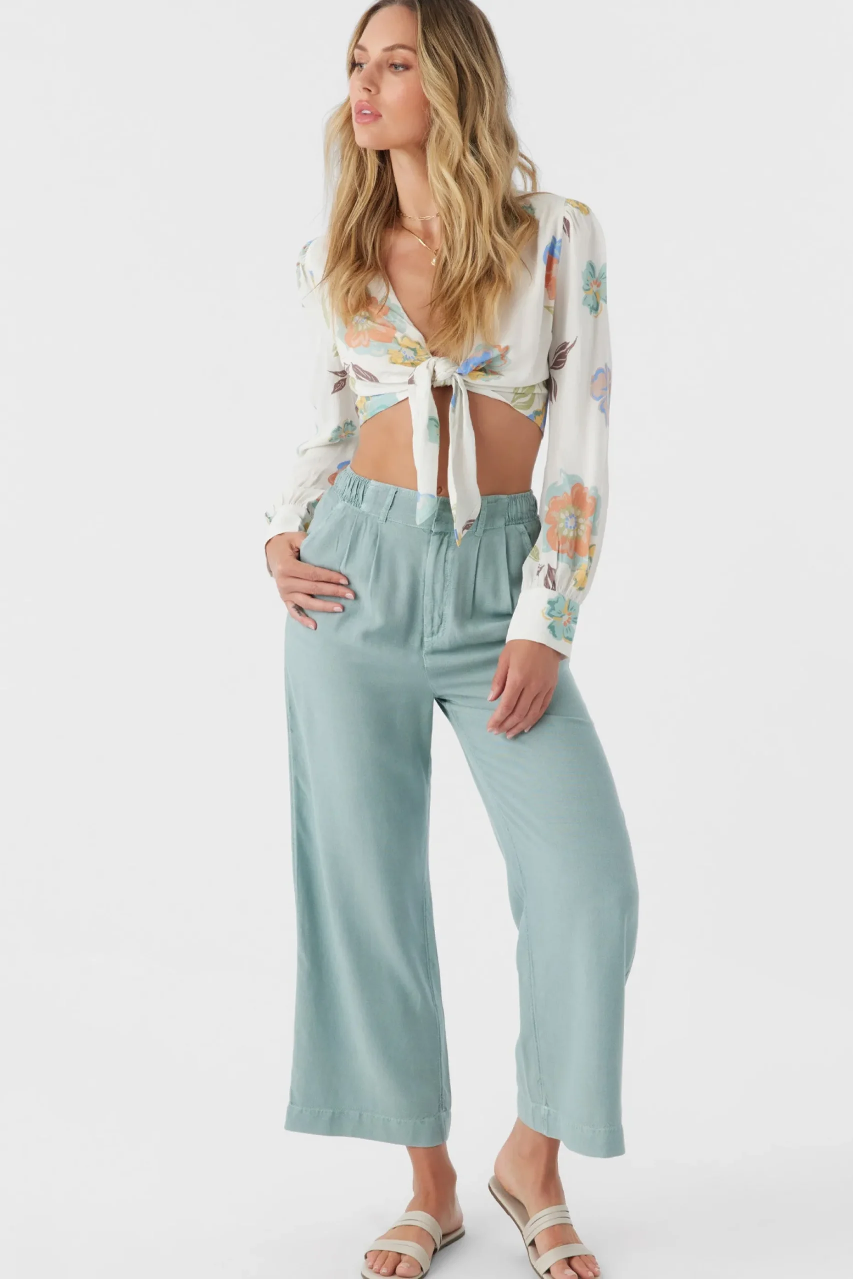 ROWAN LINEN BLEND PANTS
