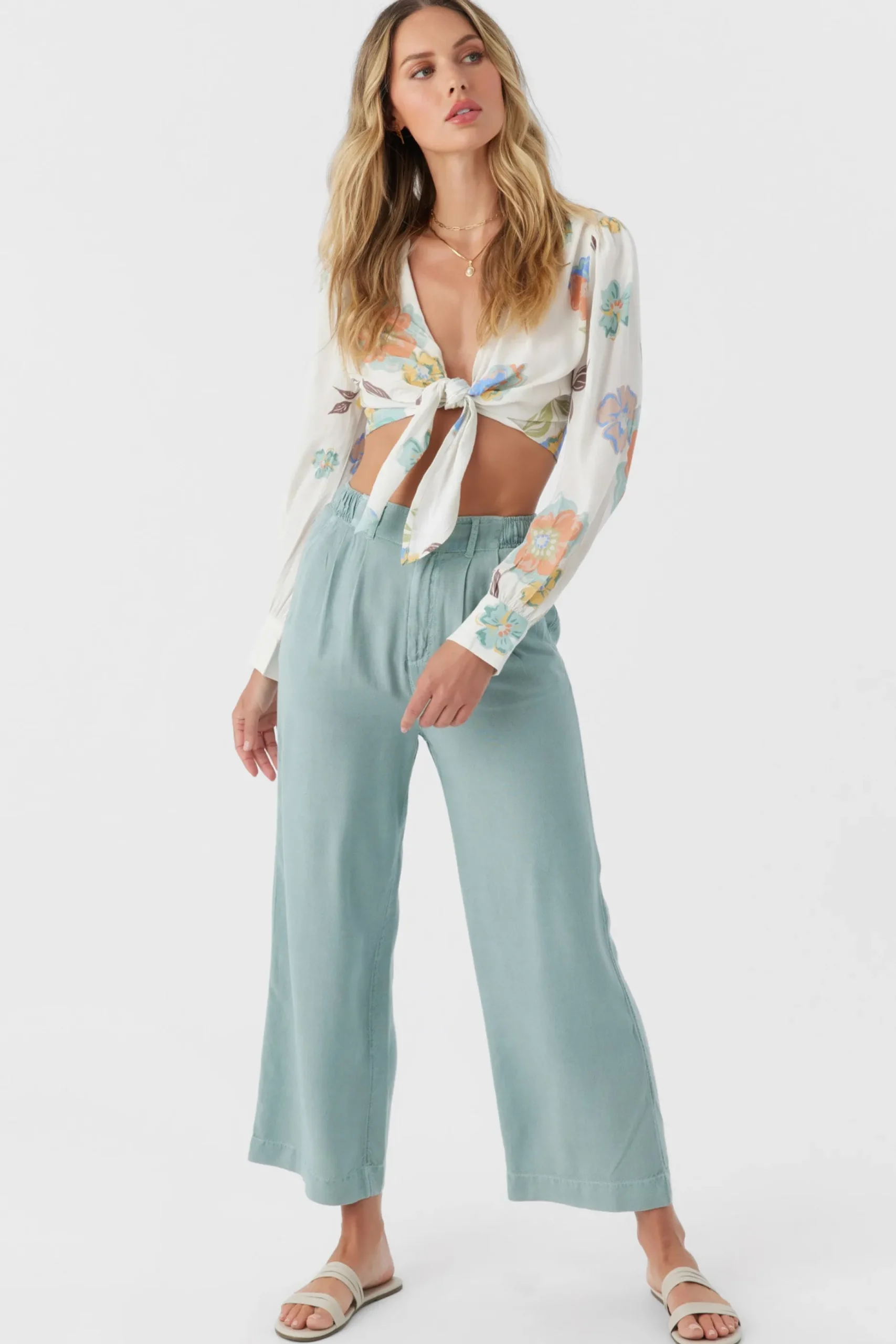 ROWAN LINEN BLEND PANTS