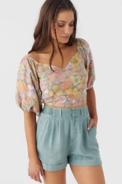 ROWAN LINEN BLEND SHORTS