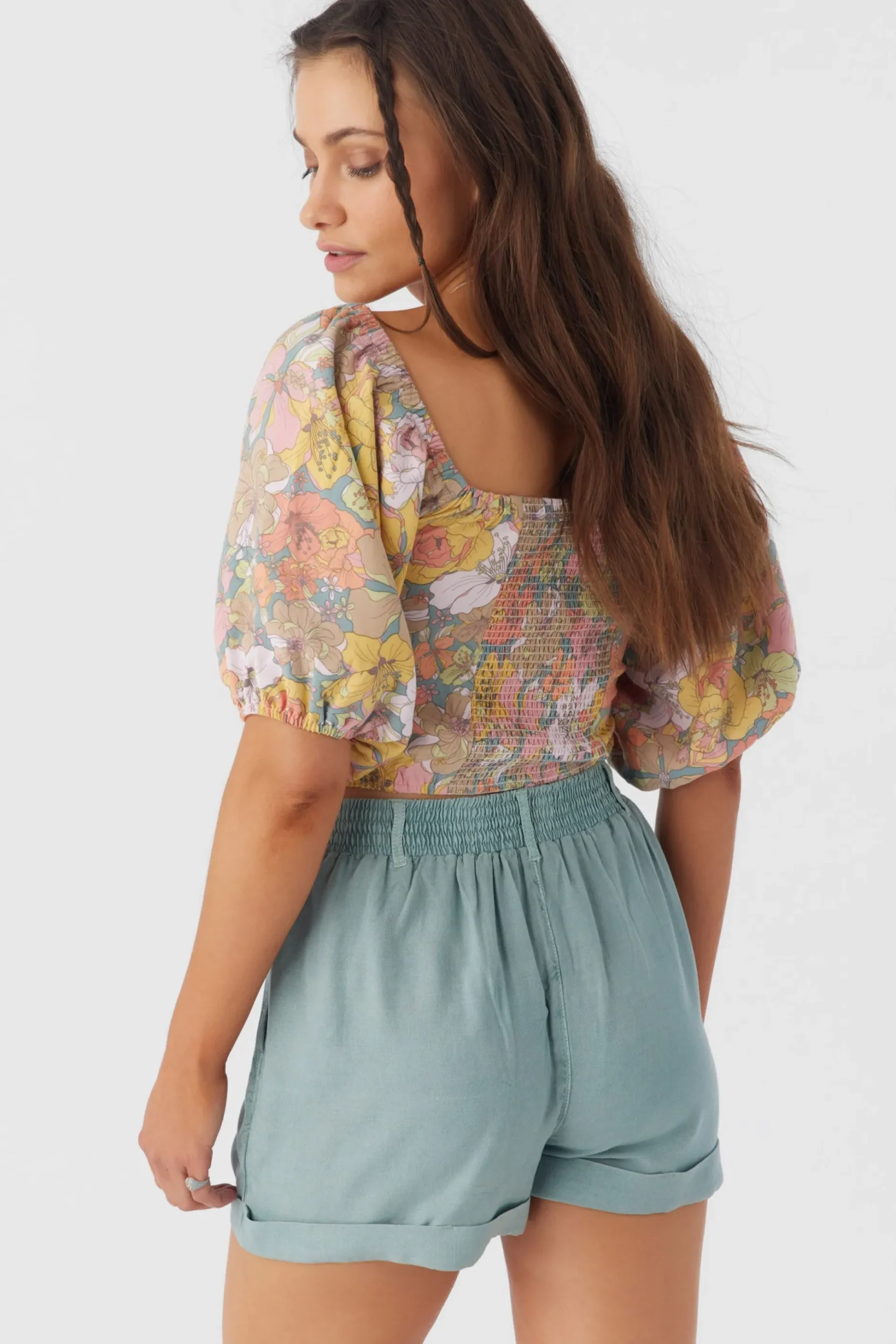 ROWAN LINEN BLEND SHORTS