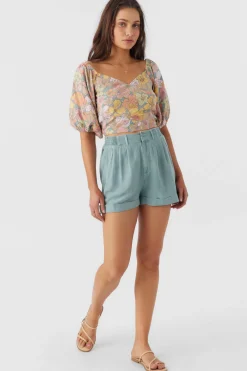 ROWAN LINEN BLEND SHORTS