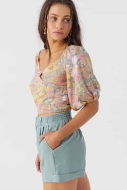 ROWAN LINEN BLEND SHORTS