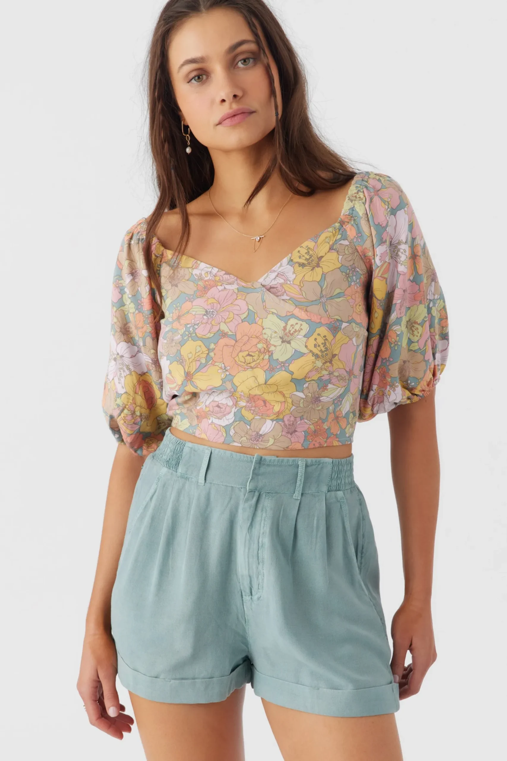 ROWAN LINEN BLEND SHORTS