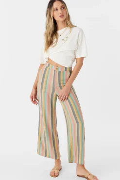 RYLAN BEACHBOUND STRIPE WIDE LEG PANTS
