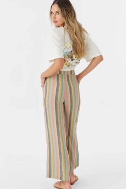 RYLAN BEACHBOUND STRIPE WIDE LEG PANTS