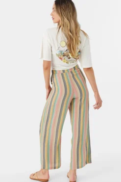 RYLAN BEACHBOUND STRIPE WIDE LEG PANTS