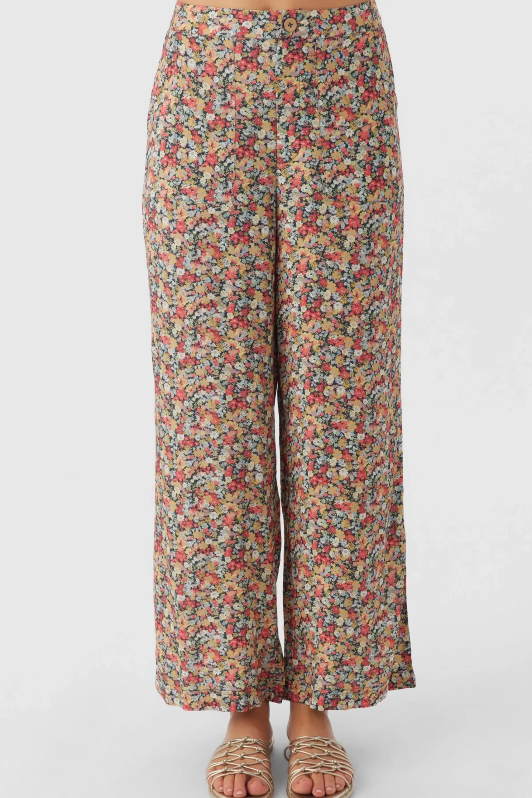 RYLAN EDEN DITSY WIDE LEG PANTS