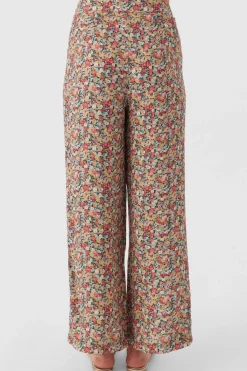 RYLAN EDEN DITSY WIDE LEG PANTS