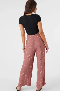 RYLAN VENUS DITSY WIDE LEG PANTS