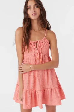 SAIGE TEXTURED KNIT SHORT DRESS