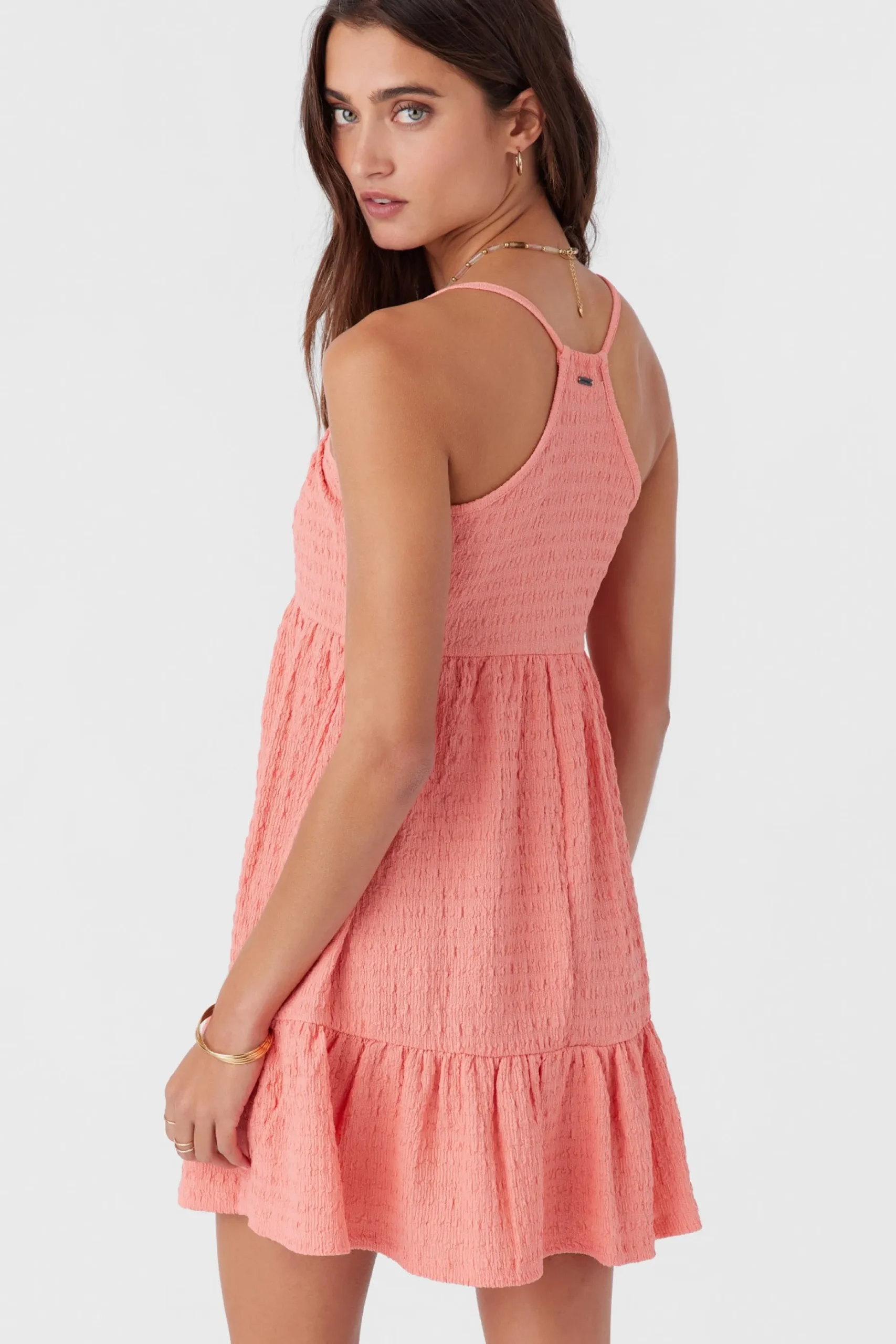 SAIGE TEXTURED KNIT SHORT DRESS