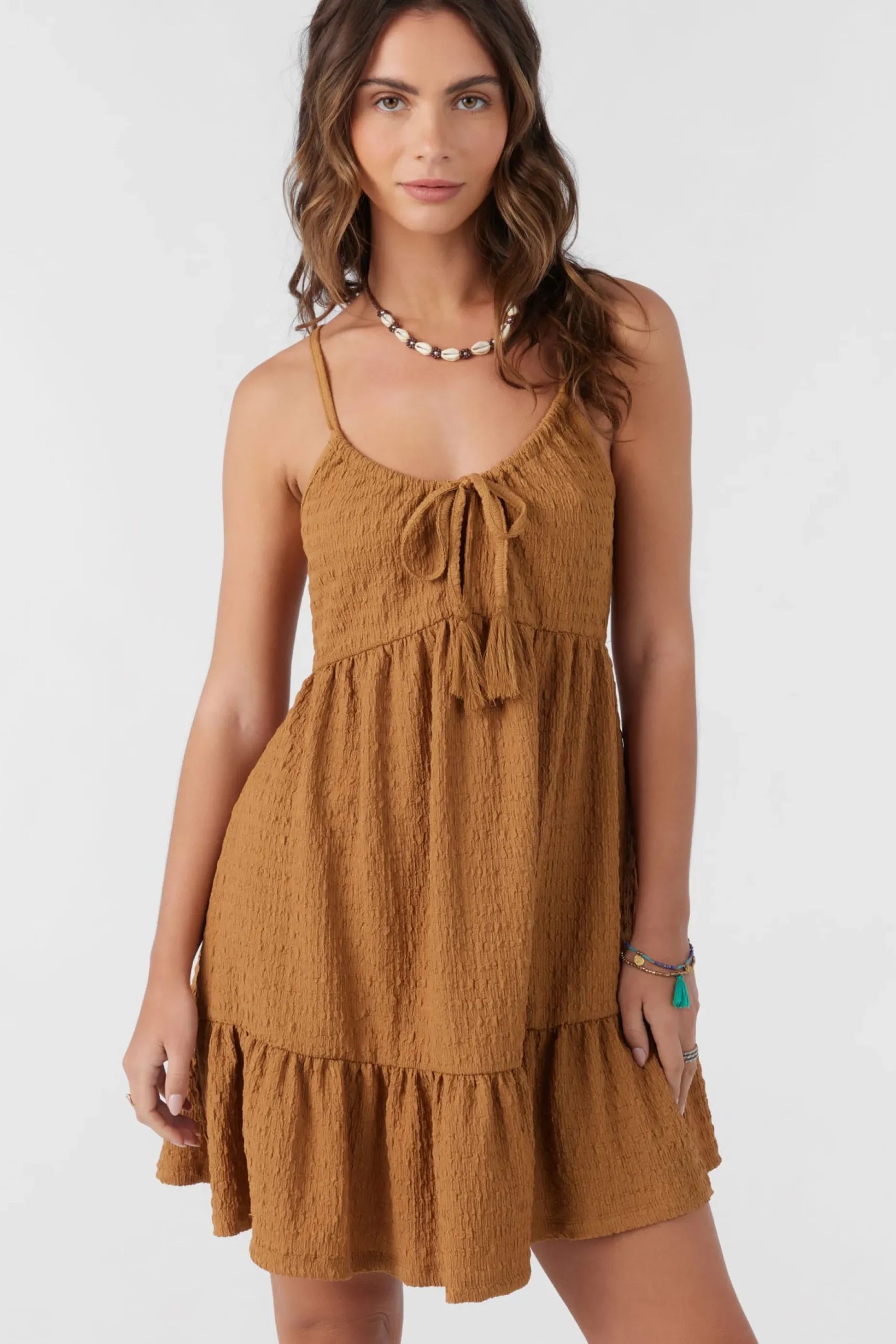SAIGE TEXTURED KNIT SHORT DRESS