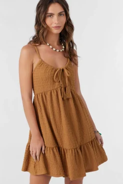 SAIGE TEXTURED KNIT SHORT DRESS