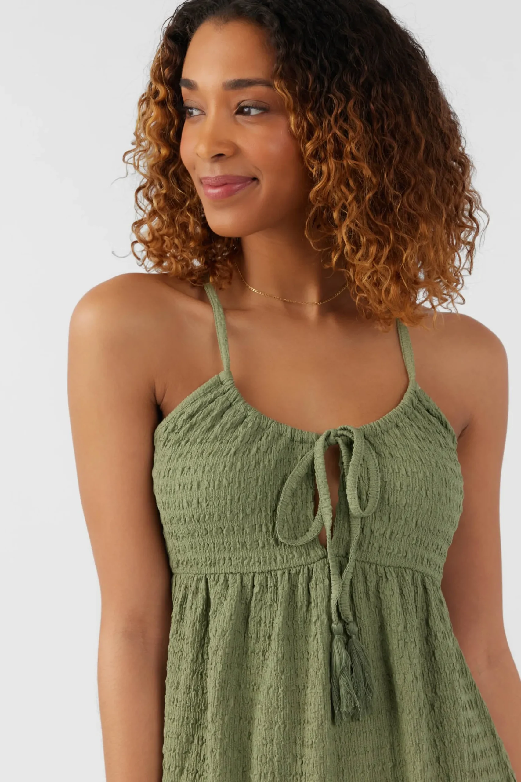 SAIGE TEXTURED KNIT SHORT DRESS