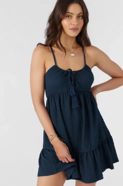 SAIGE TEXTURED KNIT SHORT DRESS