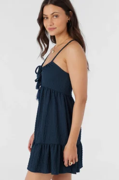 SAIGE TEXTURED KNIT SHORT DRESS