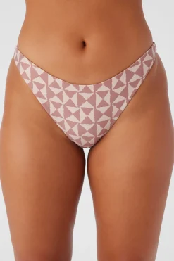 SALTWATER ESSENTIALS AMOR GEO FLAMENCO HIGH CUT CHEEKY BOTTOMS
