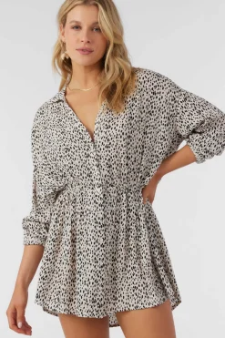 SALTWATER ESSENTIALS DREA ANIMAL CAMI COVER-UP TUNIC