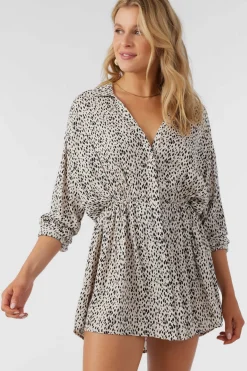 SALTWATER ESSENTIALS DREA ANIMAL CAMI COVER-UP TUNIC