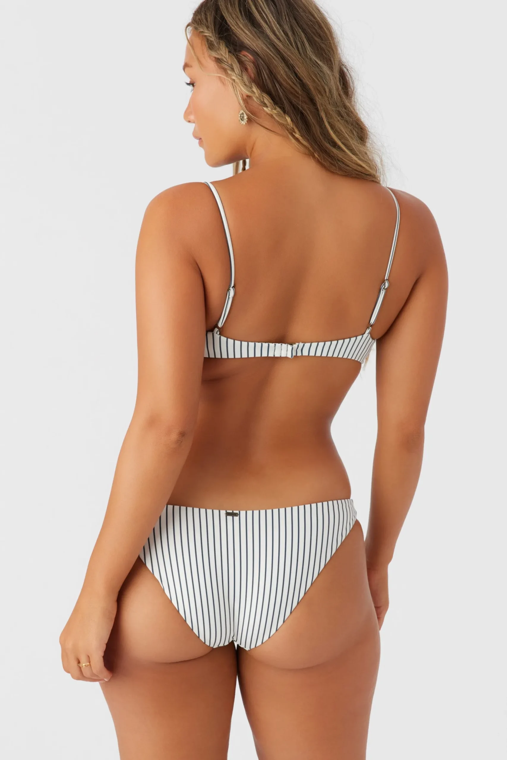 SALTWATER ESSENTIALS STRIPE PISMO BRALETTE TOP