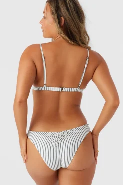 SALTWATER ESSENTIALS STRIPE SEASIDE TRIANGLE TOP