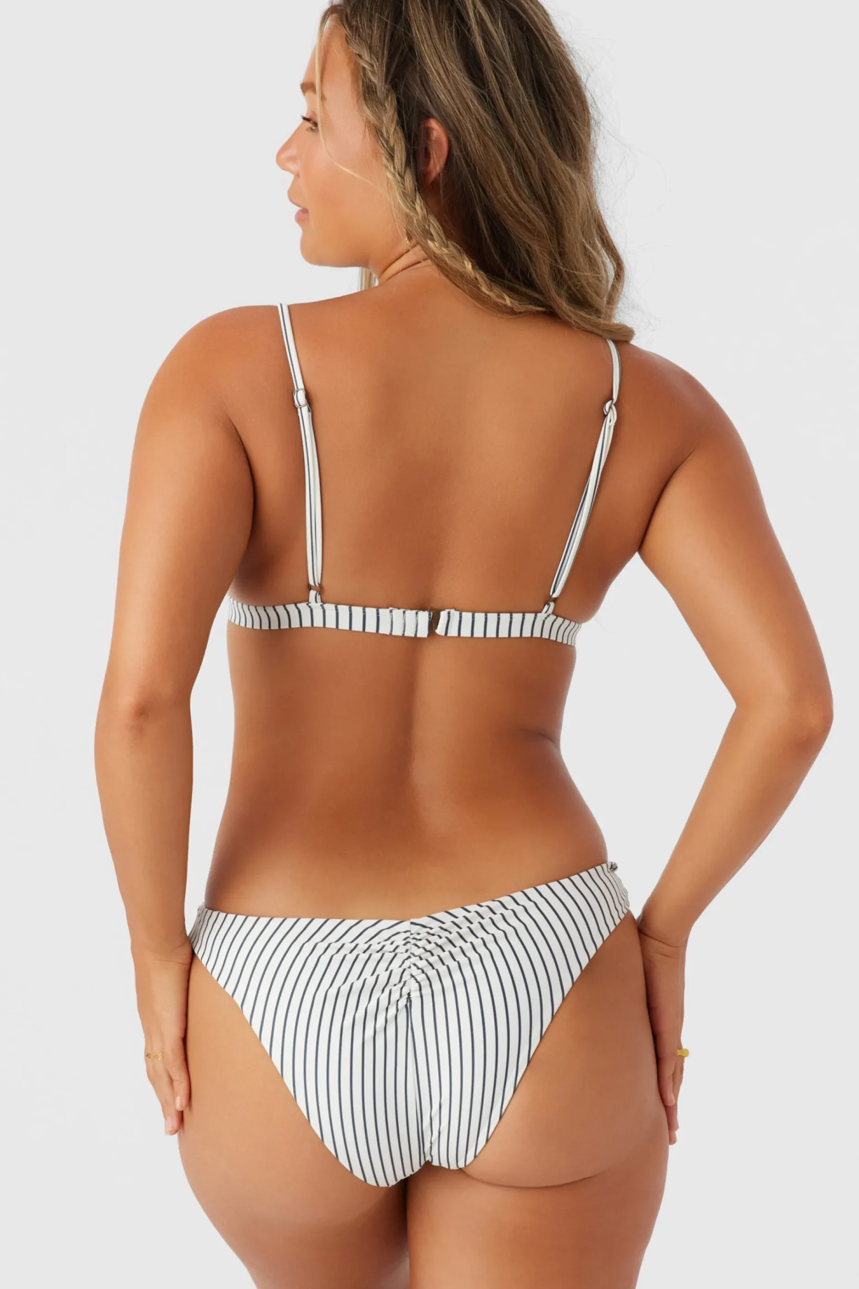 SALTWATER ESSENTIALS STRIPE SEASIDE TRIANGLE TOP