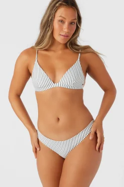 SALTWATER ESSENTIALS STRIPE SEASIDE TRIANGLE TOP