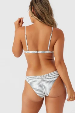SALTWATER ESSENTIALS STRIPE SEASIDE TRIANGLE TOP