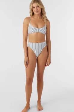 SALTWATER ESSENTIALS STRIPE HUNTINGTON BRALETTE TOP