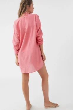 SALTWATER SOLIDS BELIZIN COVER-UP TUNIC
